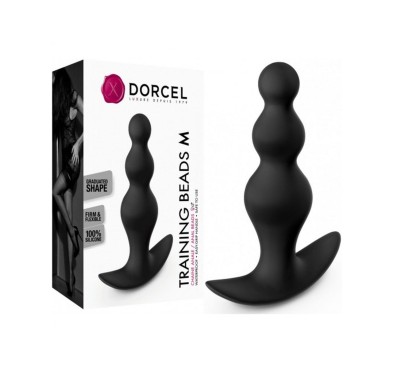 Korek analny plug kulki dorcel training beads 11cm